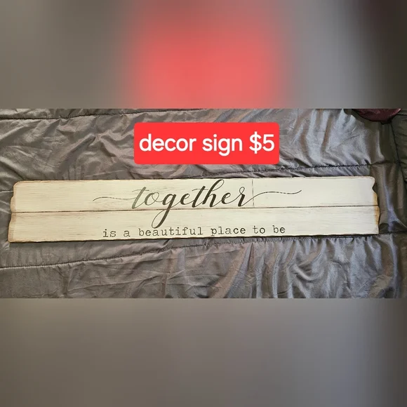 Decor Sign - Picture 1 of 1